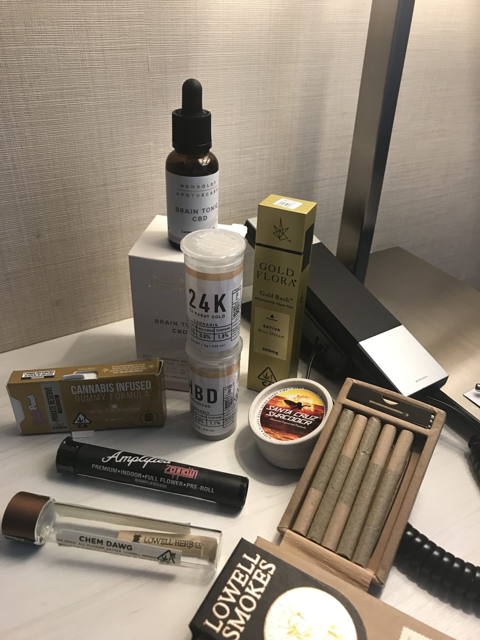 PRODUCT KNOWLEDGE IV: CANNABIS PRODUCTS WE TRIED IN CALIFORNIA LAST WEEK